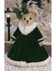 Мягкая игрушка Мишка в зеленом платье с бантом 36 см 173182 Bearington