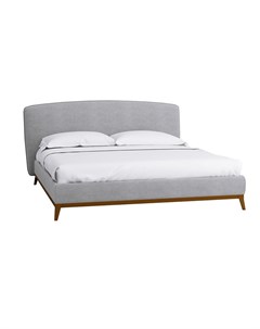 Кровать сканди лайт 1 4 серый 170x109x230 см R-home