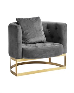 Кресло lounge серый 90x74x76 см Nordal