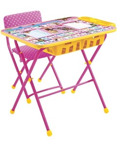 Детский стол КУ2П 3 Маша и медведь Азбука 3 розовый Ника