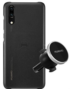 Чехол для телефона P20 Pro Car Case с держателем CF80 Black Huawei