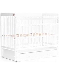 Классическая детская кроватка Euro Style М 01 10 04 белый Bambini