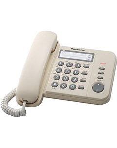 Проводной телефон KX TS2352RUJ бежевый Panasonic