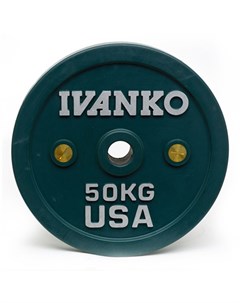 Диск для штанги CBPP 50 кг зеленый IV CBPP 50KG GN 00 00 Ivanko