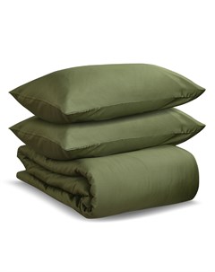 Комплект постельного белья wild зеленый 200x220 см Tkano