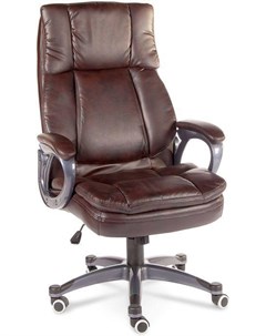 Офисное кресло Мэдисон H 1182 322 темно коричневый Woodcraft