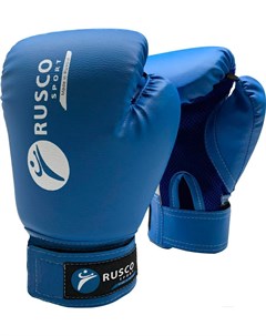 Боксерские перчатки 10 Oz синий Rusco sport