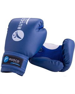 Боксерские перчатки 4oz синий Ruscosport