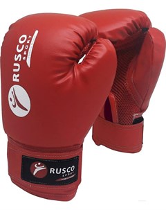 Боксерские перчатки 8 Oz красный Rusco sport