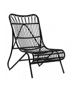 Садовое кресло для отдыха черный 90x82x60 см Nordal