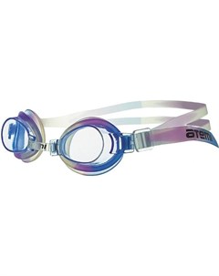Очки для плавания S306 белый голубой сиреневый Atemi