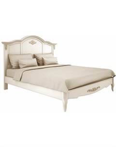 Кровать gold wood h180 белый 197 0x210 5x129 0 см La neige