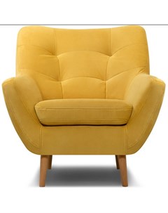 Кресло Витио Velvet Yellow Woodcraft