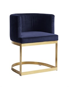 Обеденный стул lounge синий 58x75x50 см Nordal