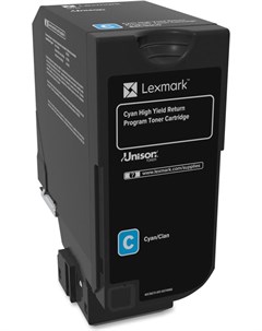 Картридж для принтера МФУ CX725 High Yield Return Program Toner Corporate Cartridge Cyan 84C5HCE Lexmark