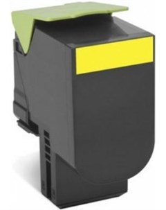 Картридж для принтера МФУ 80C8XY0 для CX510x желтый Lexmark