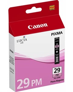 Струйный картридж струйный PGI 29PM 4877B001 фото пурпурный для Pixma Pro 1 Canon