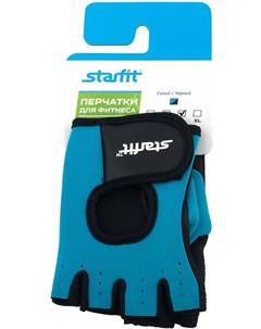 Перчатки для фитнеса SU 107 L синий черный Starfit