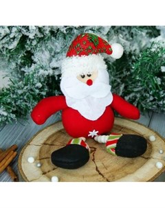 Новогоднее украшение Подвеска Дед Мороз ножки бусинки 2357086 Зимнее волшебство