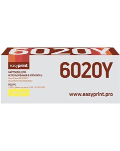 Картридж LX 6020Y желтый Easyprint