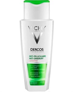 Шампунь для волос Dercos против перхоти для чувствительной кожи 200мл Vichy