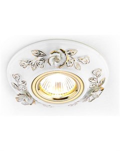 Встраиваемый точечный светильник D5503 W GD белый золото керамика Ambrella