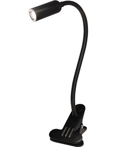 Настольная лампа Ньютон LED 4W 4000K клипсе Черный CL803061N Citilux