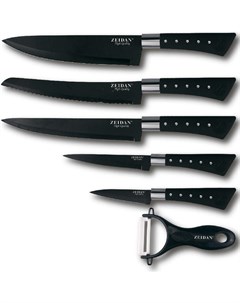 Кухонный нож Набор ножей Z 3090 6пр черный Zeidan