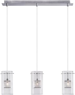 Потолочный подвесной светильник Светильник Modern Kubo подвесной хром 3хG9 коллекция MOD 040 MOD 040 Benetti