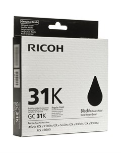 Картридж для принтера и МФУ GC 31K Ricoh