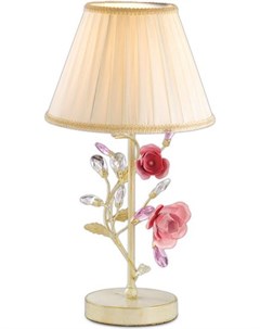 Настольная лампа Oxonia бежевый розовый хрусталь 2585 1T Odeon light
