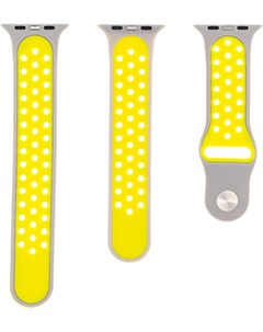 Сменный ремешок и браслет для Watch 42 44mm Sport AW44 SP01 Cold Silver Fluorescent Yellow Evolution