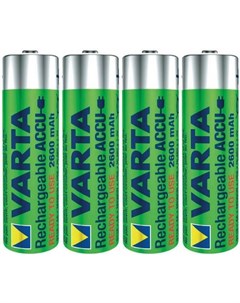 Аккумуляторная батарейка AA 2600mAh 4 шт 05716 Varta