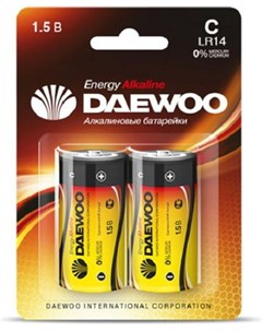 Батарейки C Alkaline 2 шт 4690601030405 Daewoo