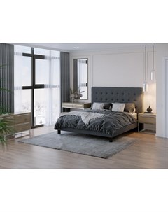 Кровать Madrid Boxspring Standart Savana Grey 160x200 серый Proson