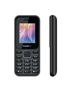 Мобильный телефон tm 123 черный Texet