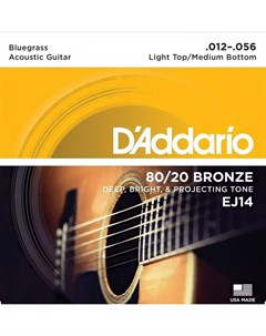 Струны для акустической гитары EJ14 D'addario