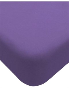 Простыня Трикотаж 80x200x20 фиолетовый Lovkis home