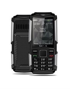 Мобильный телефон tm d314 черный Texet