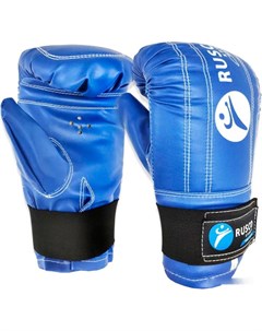 Боксерские перчатки снарядные к з M синий Rusco sport