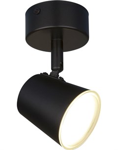 Спот Настенно потолочный светодиодный светильник DLR025 5W 4200K черный матовый Elektrostandard