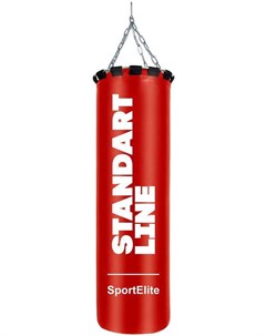 Боксерский мешок Standart line 100 см d 30 35 кг красный SL 35R Sport elite