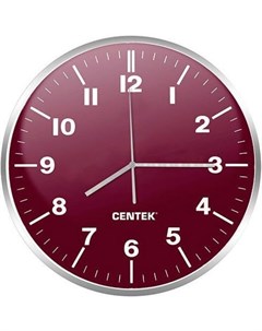 Интерьерные часы СТ 7100 красный Centek