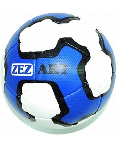 Футбольный мяч 0053 размер 5 белый синий Zez sport