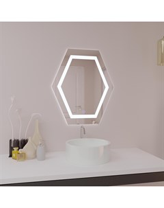Зеркало для ванной Шестигранник 60x70 Милания