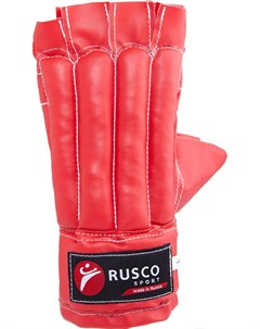 Перчатки для единоборств M красный Ruscosport