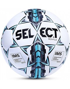 Футбольный мяч ROYALE размер 4 белый синий 814117 102 Select