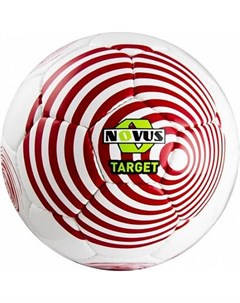 Футбольный мяч Target PVC 5р White Red Novus