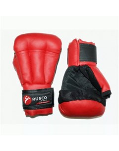 Перчатки для единоборств для рукопашного боя 6 OZ красный Rusco sport