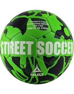 Футбольный мяч Street Soccer 4 5 зеленый черный 813120 444 Select